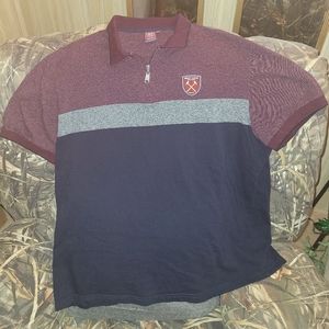 Vintage West Ham United Polo Shirt. 3XL. Soccer/Futbol. Wow. Very Nice.